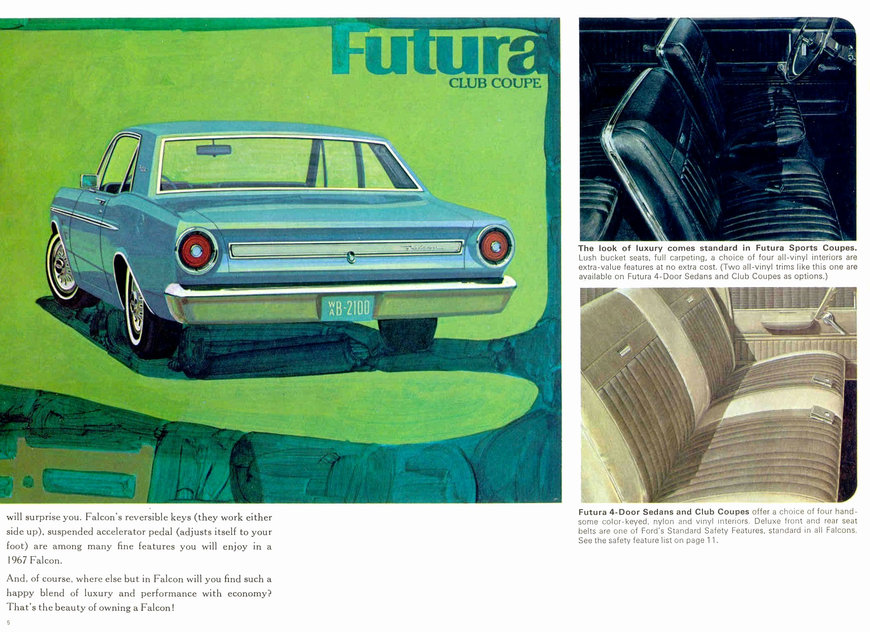 1967 Ford Falcon Canadian Brochure Page 5